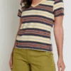 W'S GROM V NECK SS SHIRT