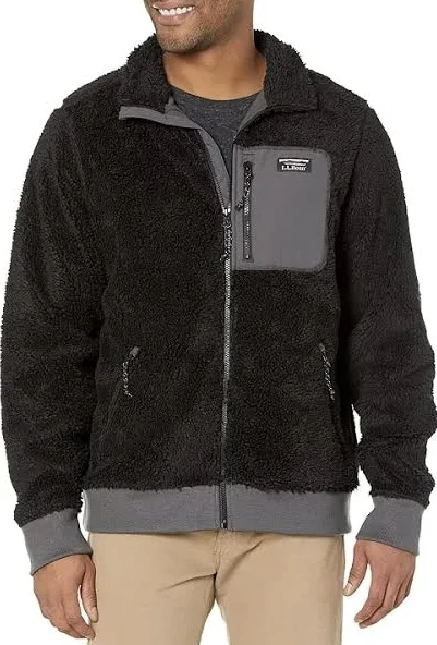L.L.Bean Bean's Sherpa Fleece Jacket Men's Regular 1 L.L.Bean Bean's Sherpa Fleece Jacket Men's Regular