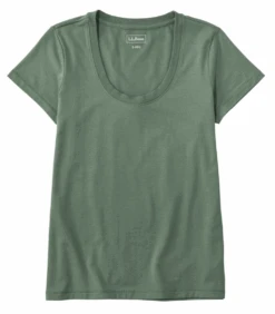 L.L.Bean Soft Stretch Supima Tee Scoopneck Short Sleeve Women's Regular 6 L.L.Bean Soft Stretch Supima Tee Scoopneck Short Sleeve Women's Regular -Maine Sport Store Screenshot 2025 05 25 at 4.30.56 PM