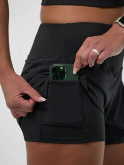 Selkirk Sport Ws Pro Line Woven Pickleball Shorts 5 Selkirk Sport Ws Pro Line Woven Pickleball Shorts -Maine Sport Store Selkirk Sport Ws Pro Line Woven Pickleball Shorts Black 2