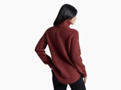 KUHL Sienna Sweater 6 KUHL Sienna Sweater -Maine Sport Store SiennaSweater CherryWood 2