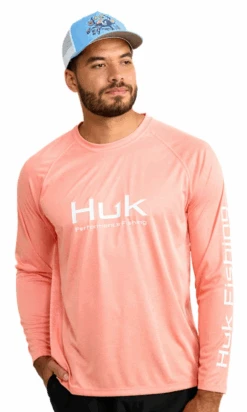 Huk VENTED PURSUIT 5 Huk VENTED PURSUIT -Maine Sport Store VentedPursuit Salmonheather