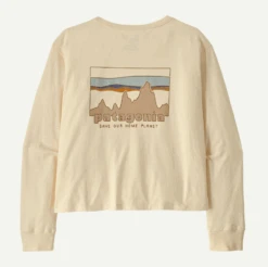 Patagonia W's L/S '73 Skyline Easy Cut Organic T-Shirt -Maine Sport Store W sL S 73SkylineEasyCutOrganicT Shirt UndyedNatural 1