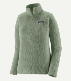 Patagonia W's R1 Air Zip Neck F25 -Maine Sport Store W sR1AirZipNeckF25 EllewoodGreen