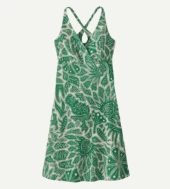 Patagonia W's Amber Dawn Dress -Maine Sport Store W s Amber Dawn Dress BeesandFlowersHeartleafgreen 1