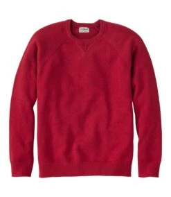 L.L.Bean Wicked Soft Cotton Cashmere Crew Men's Regular -Maine Sport Store Wicked Soft Cotton Cashmere Crew Men s Regular RusticReed