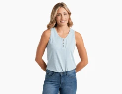 KUHL Willa Henley Tank 5 KUHL Willa Henley Tank -Maine Sport Store WillaHenleyTank Bluebell 1