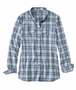 L.L.Bean No Fly Zone Shirts Plaid Women's Regular