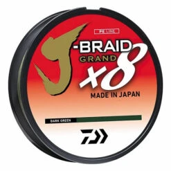 Daiwa J-BRAID GRAND 8X 300yds DARK GREEN 65lb