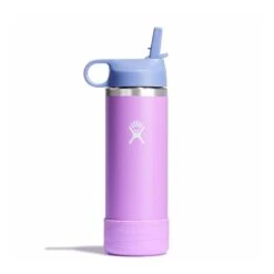 Hydro Flask 18 Oz Kids Wide Mouth W/ Straw Lid & Boot -Maine Sport Store w18cswbb513 anemone staighton
